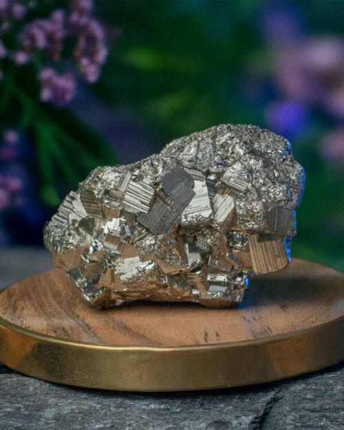Money Magnet Peru Pyrite Raw Stone Home Decor Artefact